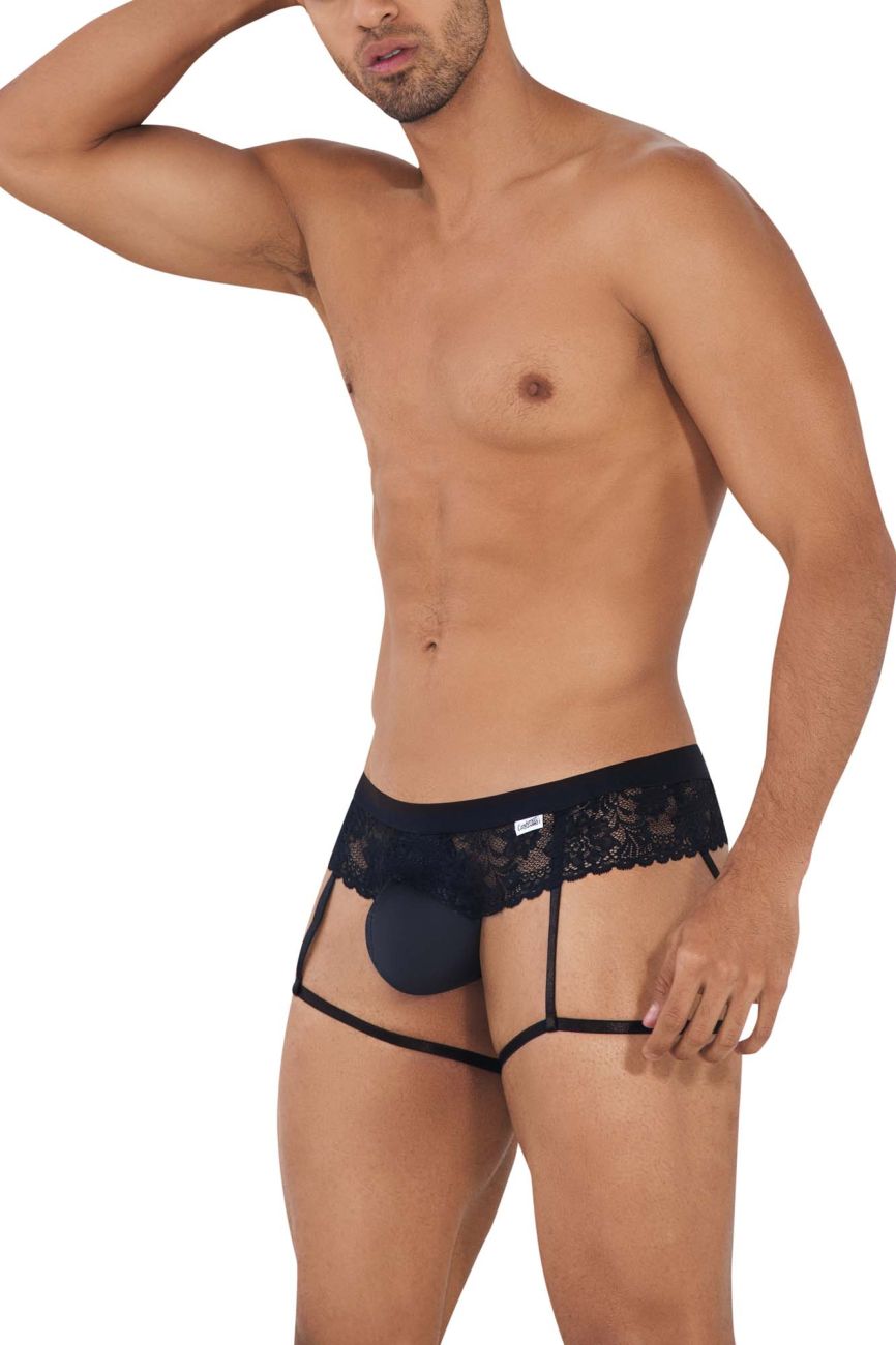 CandyMan 99717 Lace Garther Jockstrap Color Black - DealByEthan.gay loves CandyMan