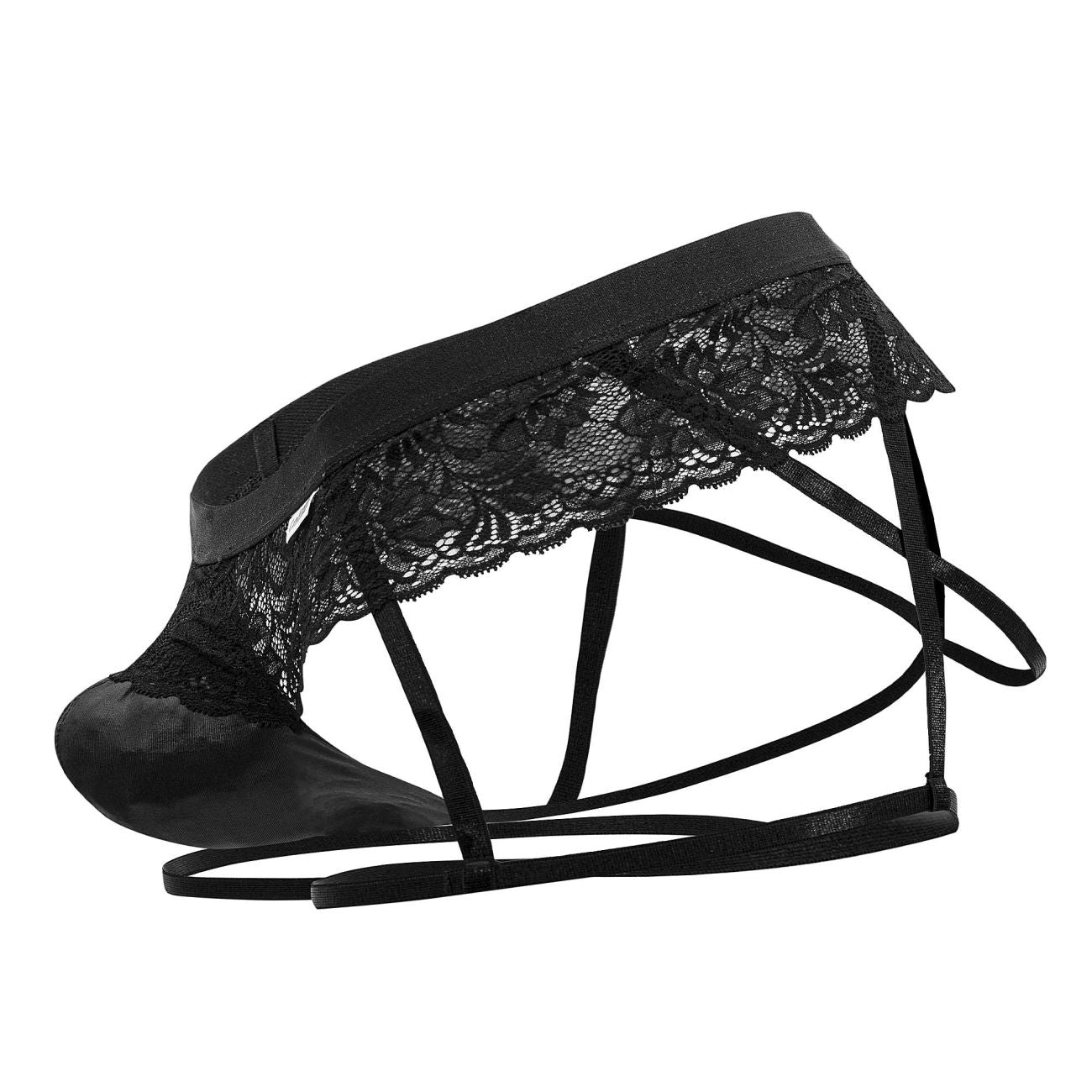 CandyMan 99717 Lace Garther Jockstrap Color Black - DealByEthan.gay loves CandyMan