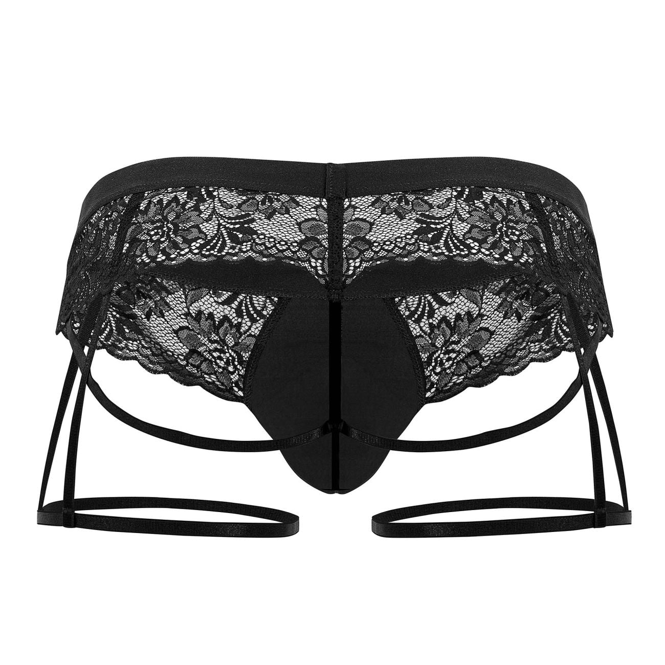 CandyMan 99717 Lace Garther Jockstrap Color Black - DealByEthan.gay loves CandyMan