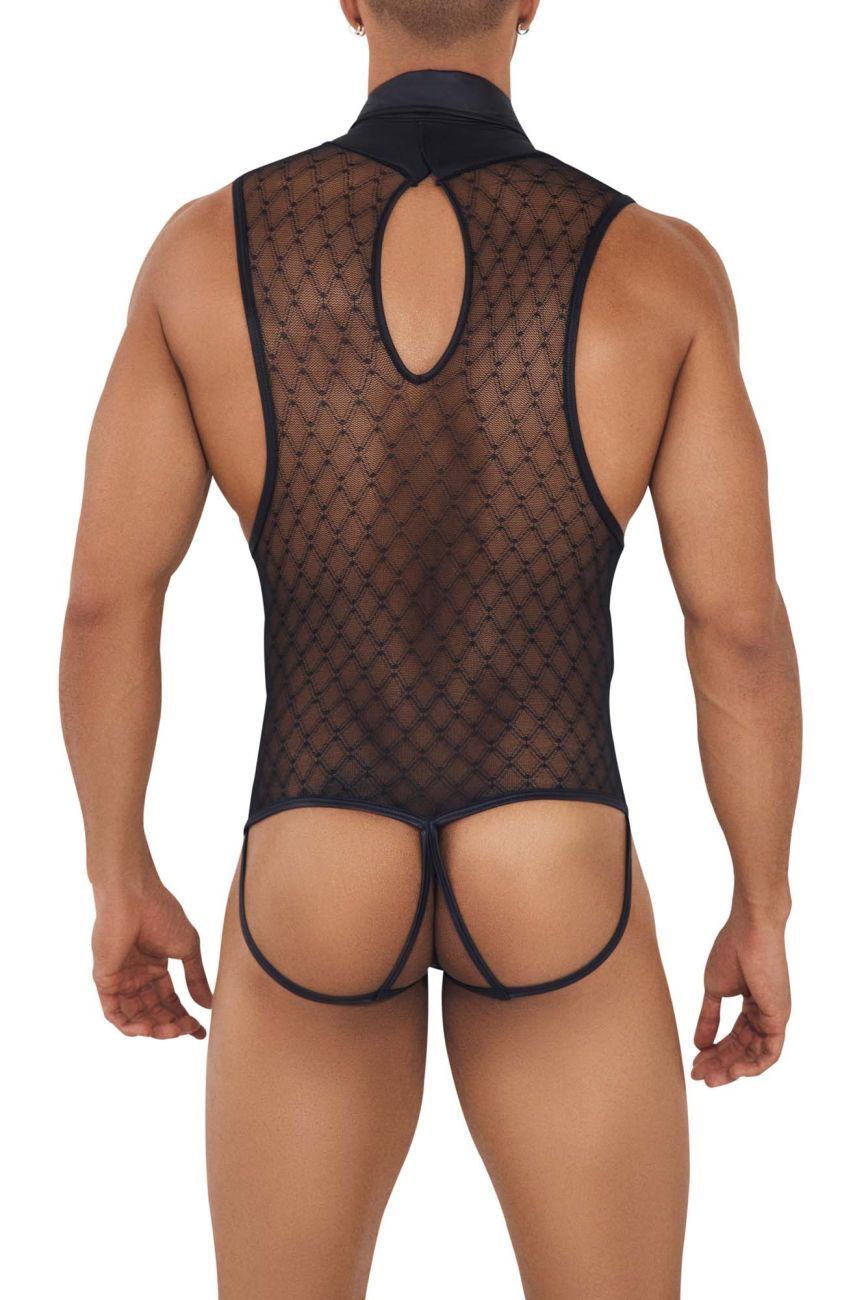 CandyMan 99720 Work-N-Play Bodysuit Color Black - DealByEthan.gay loves CandyMan