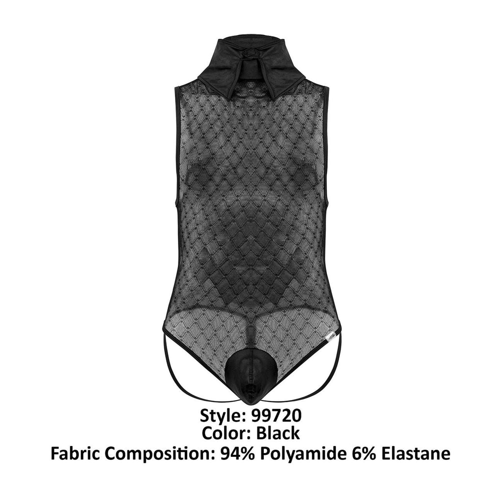 CandyMan 99720 Work-N-Play Bodysuit Color Black - DealByEthan.gay loves CandyMan