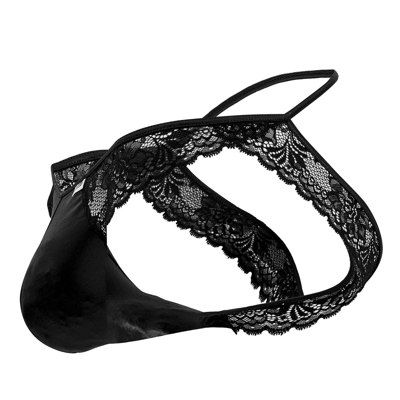 CandyMan 99721 Lace Jockstrap Color Black - DealByEthan.gay loves CandyMan