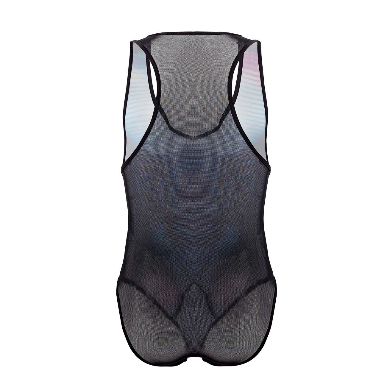 CandyMan 99725X Work-N-Out Bodysuit Color Moonlight Blue - DealByEthan.gay loves CandyMan