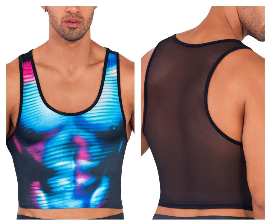 CandyMan 99726 Work-N-Out Top Color Moonlight Blue - DealByEthan.gay loves CandyMan