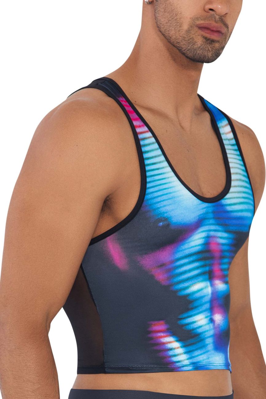 CandyMan 99726 Work-N-Out Top Color Moonlight Blue - DealByEthan.gay loves CandyMan