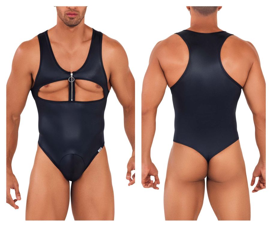 CandyMan 99728 Work-N-Play Bodysuit Color Black - DealByEthan.gay loves CandyMan