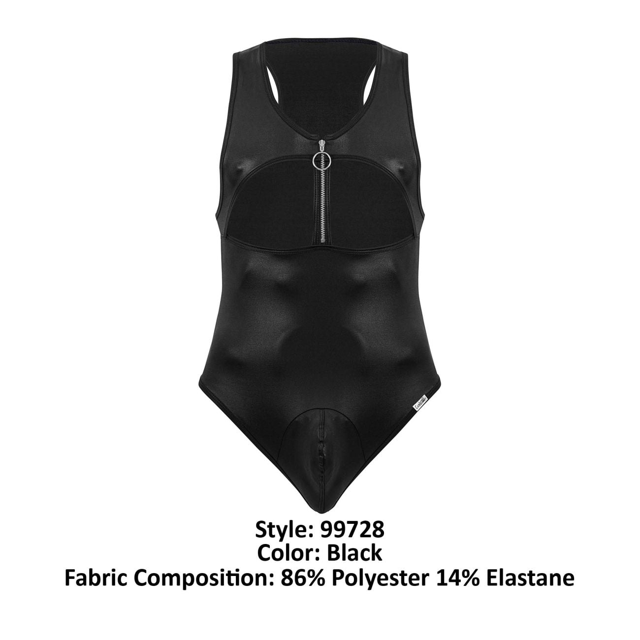 CandyMan 99728 Work-N-Play Bodysuit Color Black - DealByEthan.gay loves CandyMan