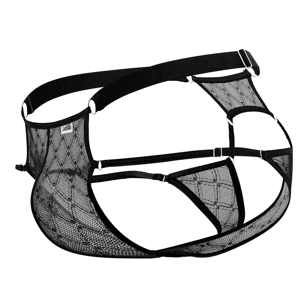CandyMan 99730 Lace Jockstrap Color Black - DealByEthan.gay loves CandyMan