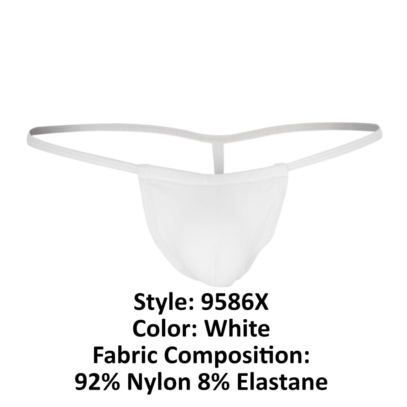 CandyMan 9586X Thongs Color White
