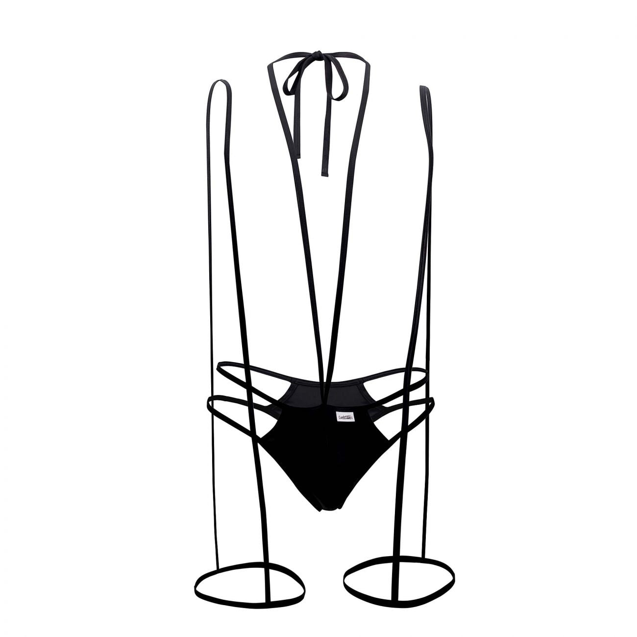 Body Tanga CandyMan 99470 Color Negro