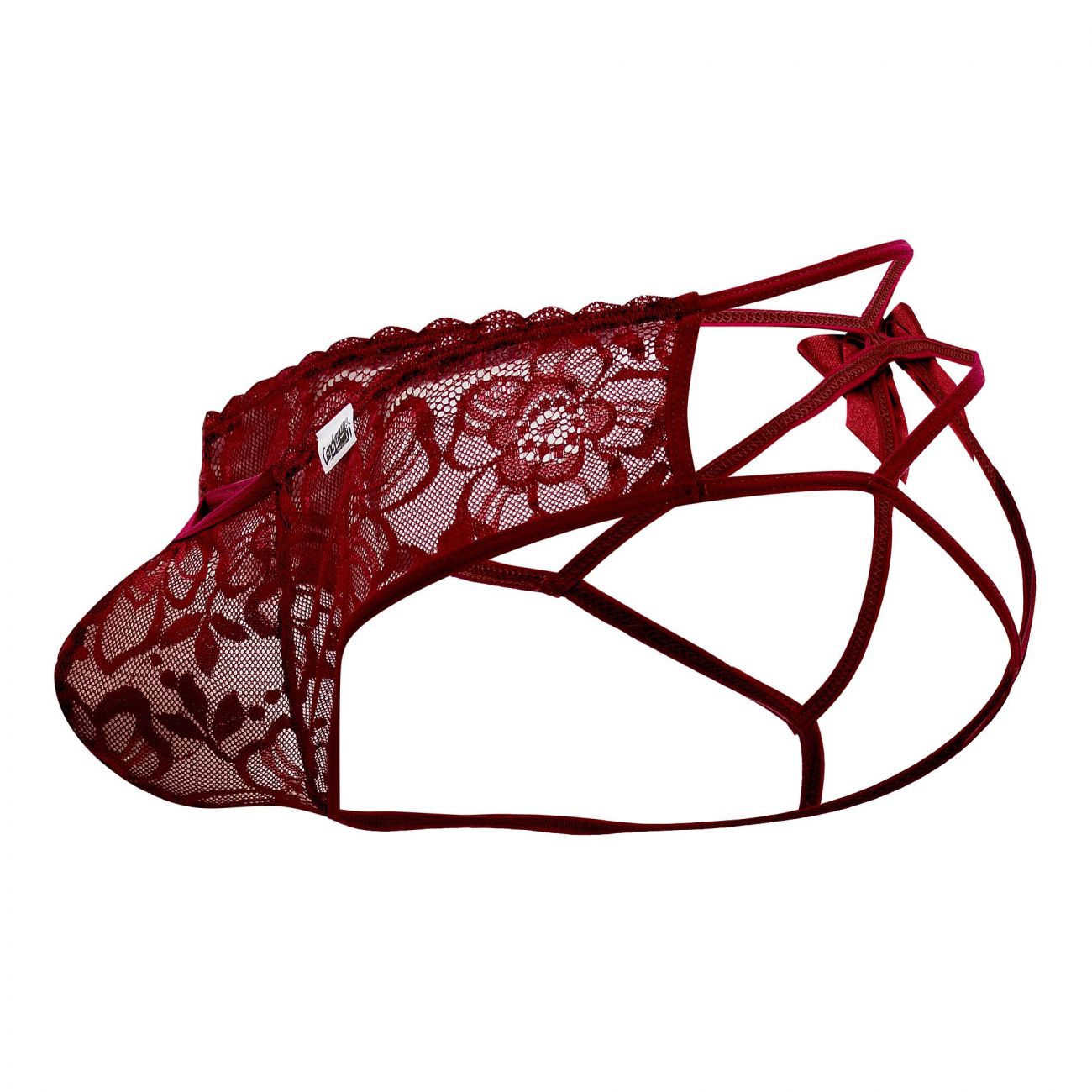 Jockstrap con lazo CandyMan 99535 Color burdeos