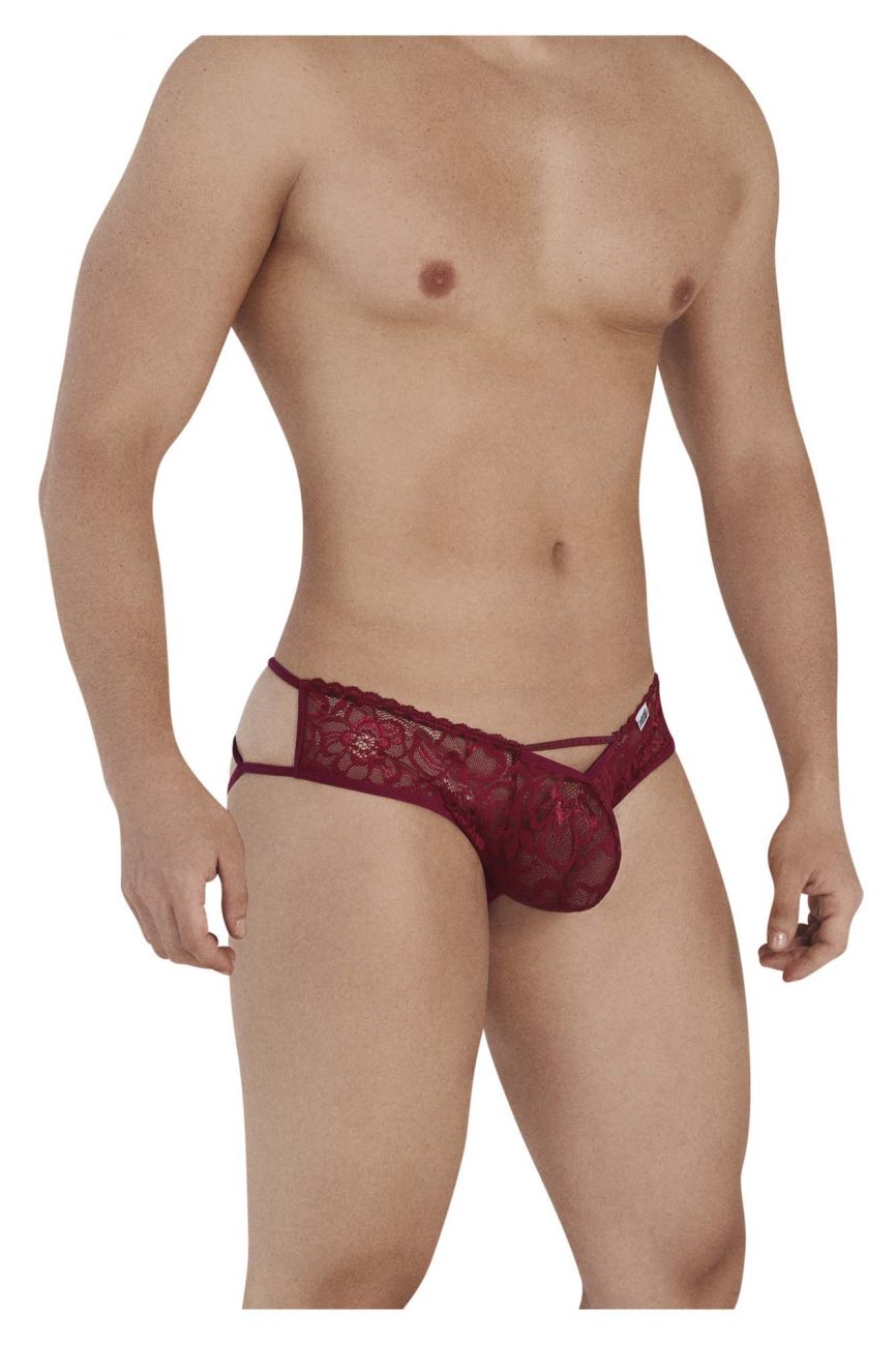 Jockstrap con lazo CandyMan 99535 Color burdeos
