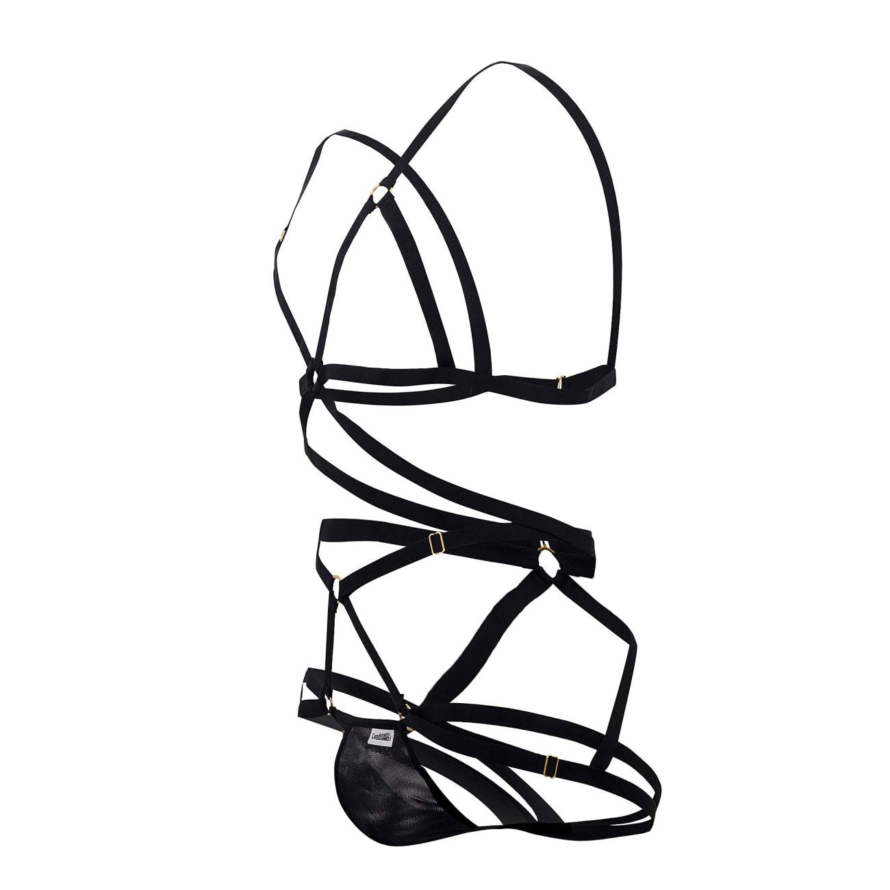 CandyMan 99635 Geschirr, zweiteiliges Set, Farbe Schwarz