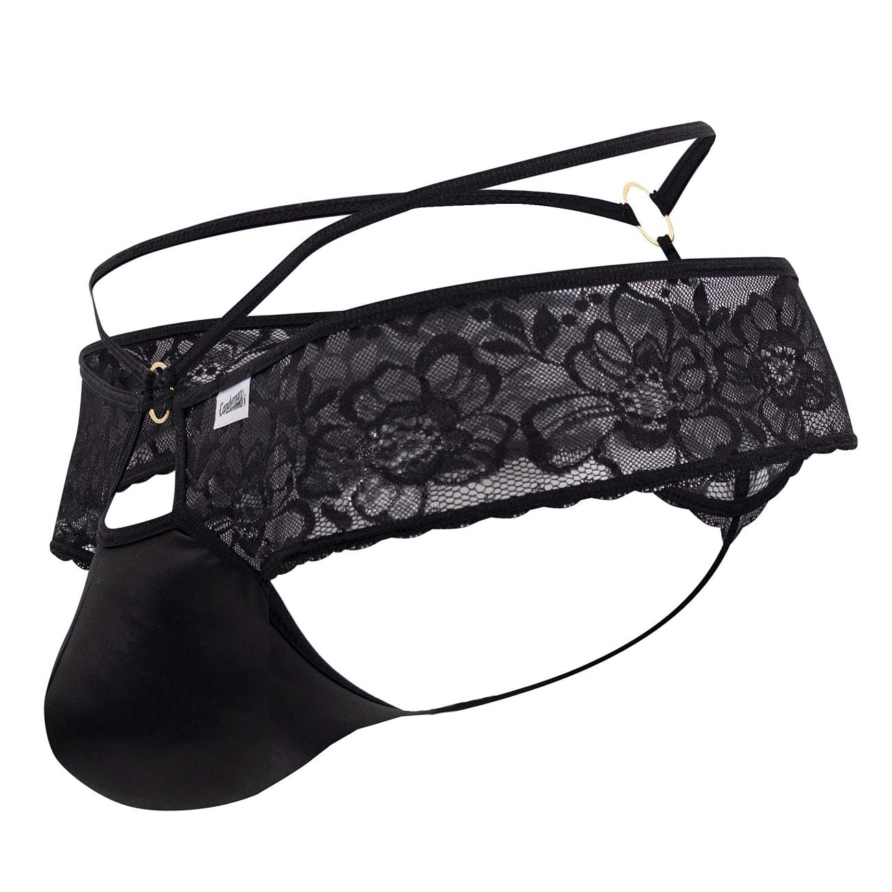 CandyMan 99647 Spitzenstrings Farbe Schwarz
