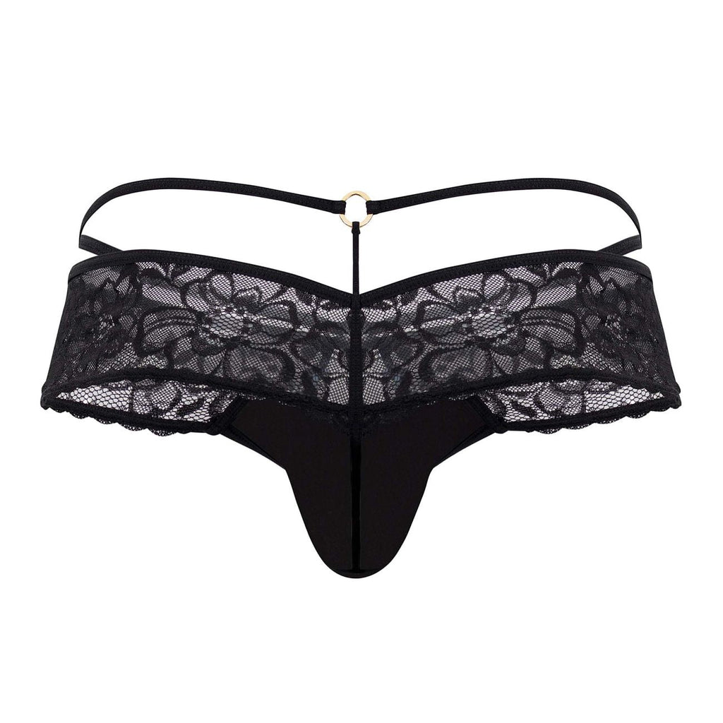 CandyMan 99647 Spitzenstrings Farbe Schwarz