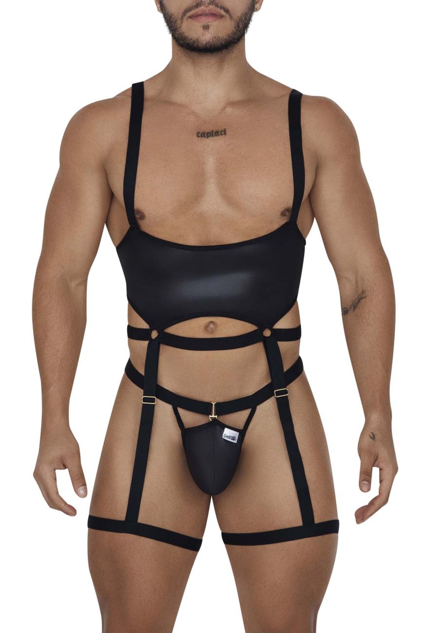 Body con arnés CandyMan 99667 Color negro