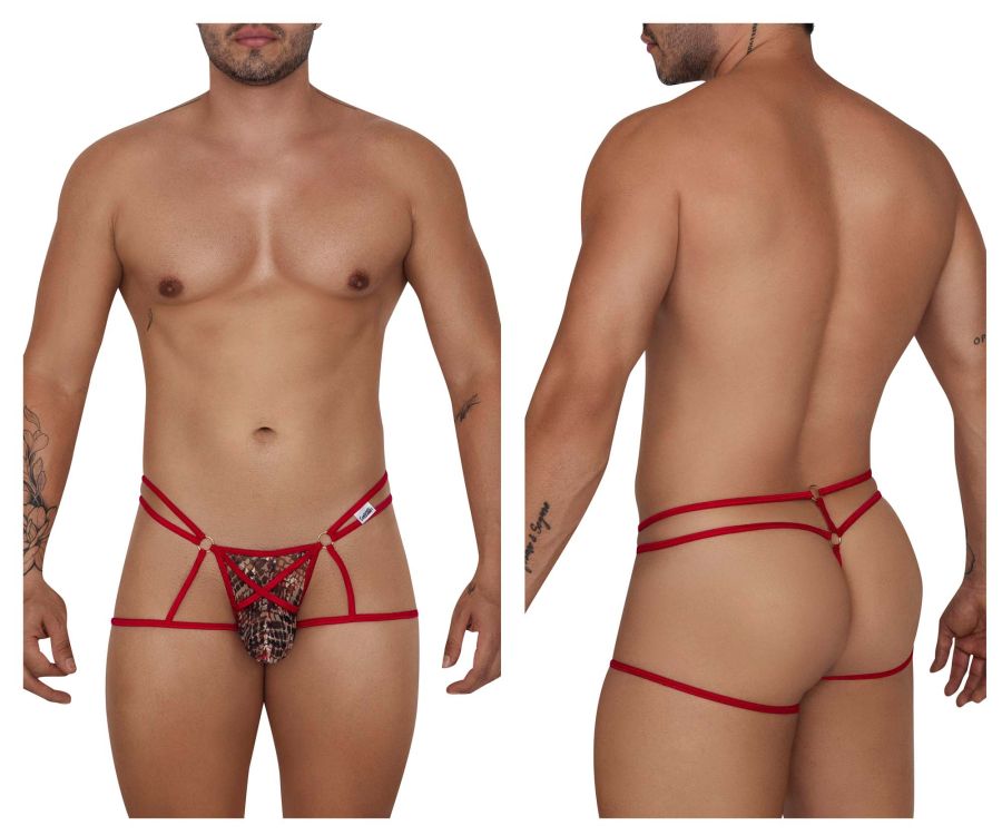 CandyMan 99671 Jockstrap aus Spitze, Farbe Rot