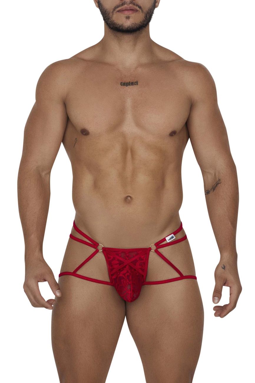 CandyMan 99671 Jockstrap aus Spitze, Farbe Rot