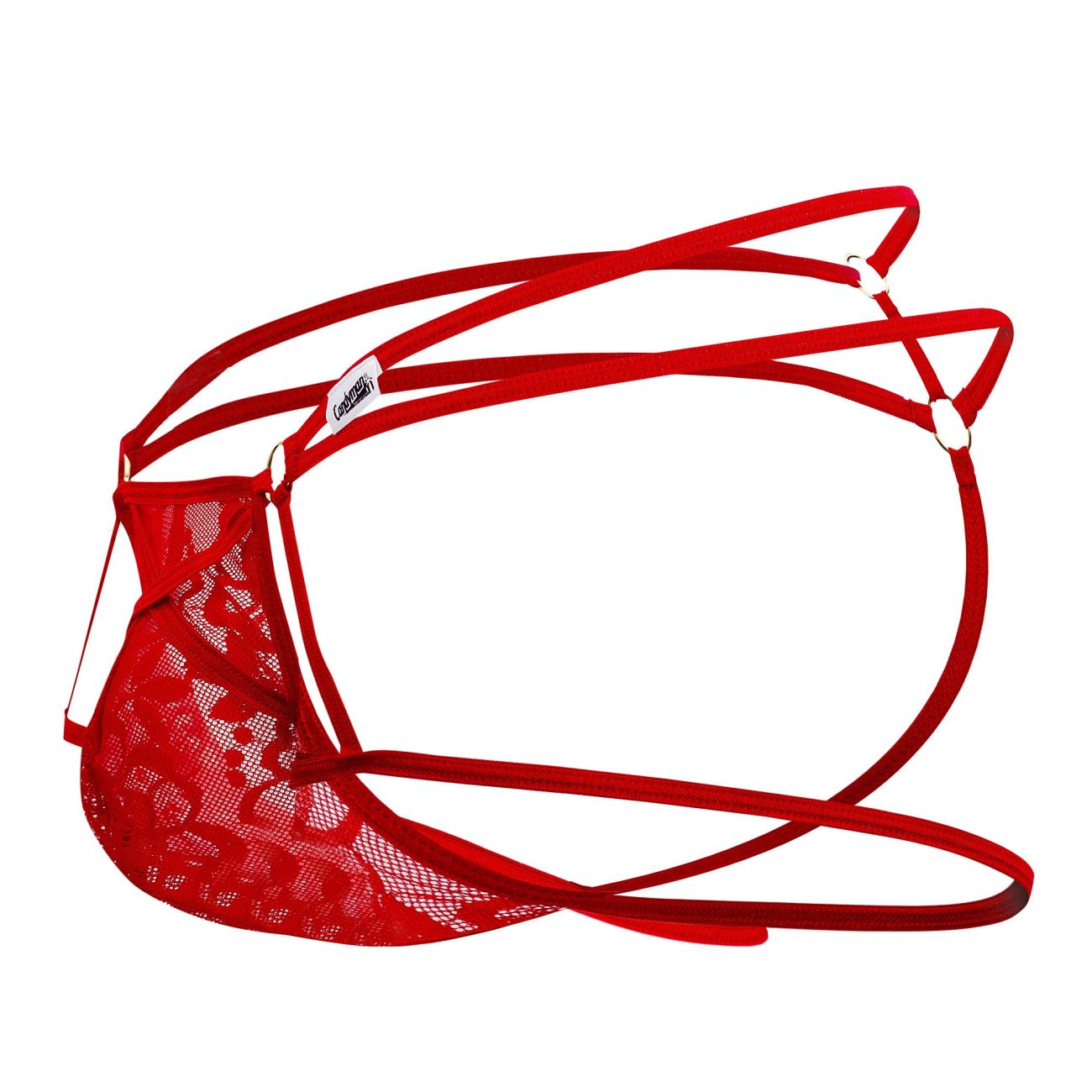 CandyMan 99671 Jockstrap aus Spitze, Farbe Rot