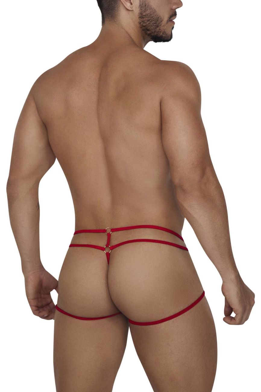 CandyMan 99671 Jockstrap aus Spitze, Farbe Rot