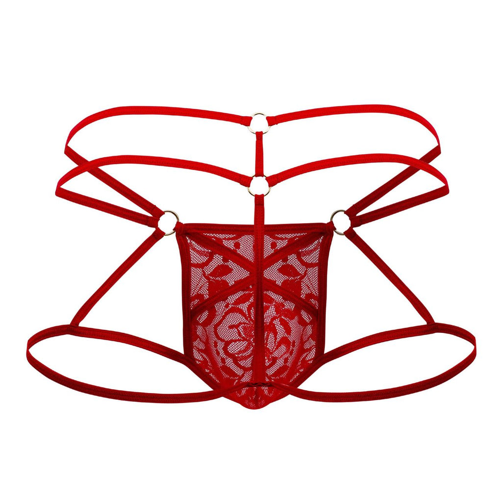 CandyMan 99671 Jockstrap aus Spitze, Farbe Rot