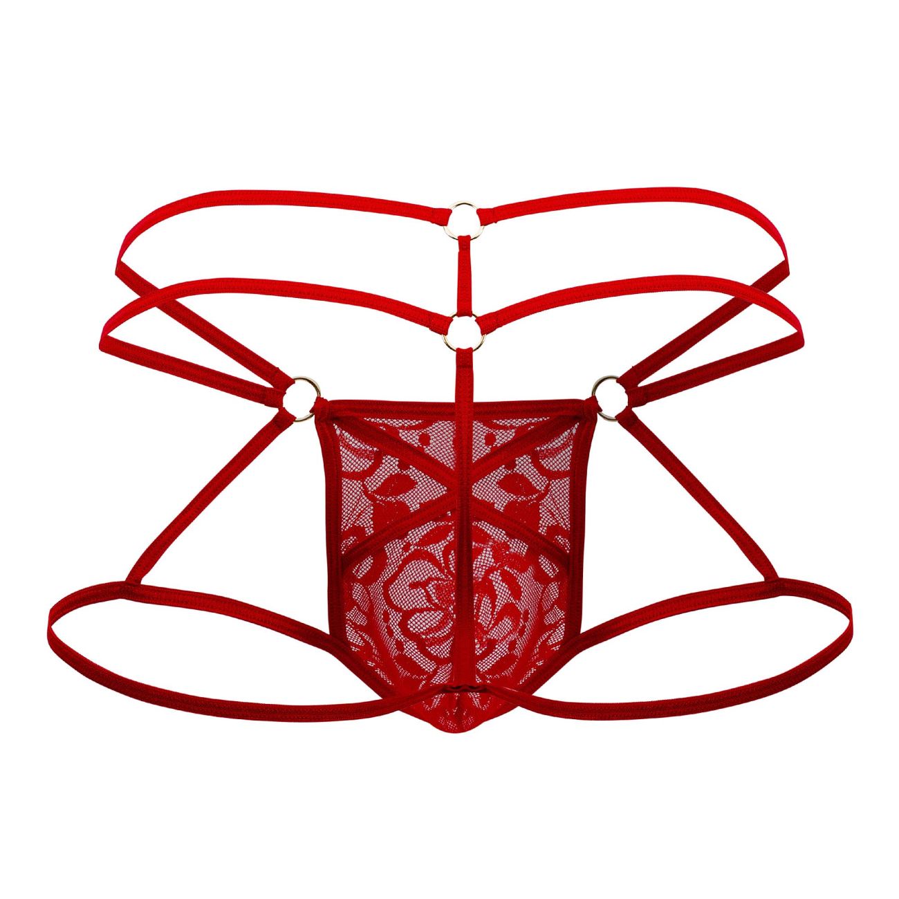 CandyMan 99671 Jockstrap aus Spitze, Farbe Rot