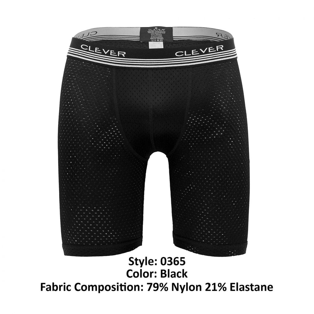 Clever 0365 Process Boxer Briefs Color Black - DealByEthan.gay loves Clever