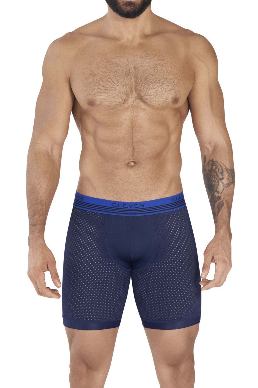 Clever 0365 Process Boxer Briefs Color Dark Blue - DealByEthan.gay loves Clever