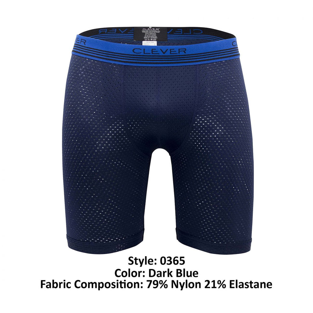 Clever 0365 Process Boxer Briefs Color Dark Blue - DealByEthan.gay loves Clever