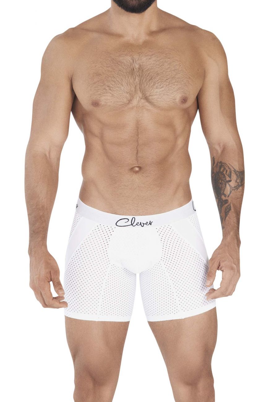 Clever 0366 Time Boxer Briefs Color White - DealByEthan.gay loves Clever