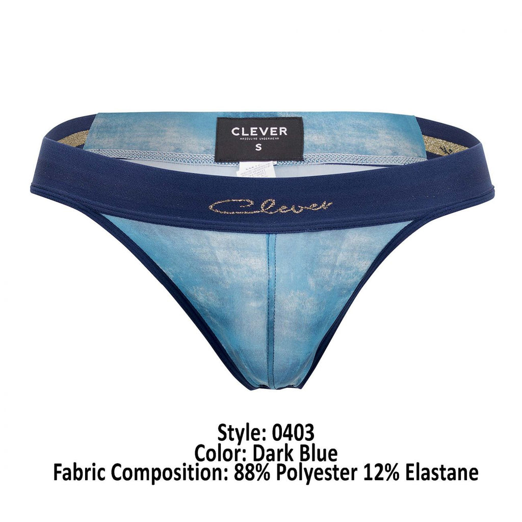 Clever 0403 Risk Thongs Color Dark Blue - DealByEthan.gay loves Clever