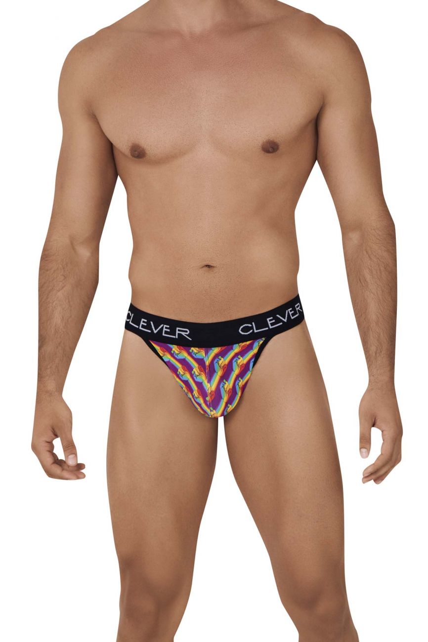 Clever 0560-1 Pride Thongs Color Grape - DealByEthan.gay loves Clever