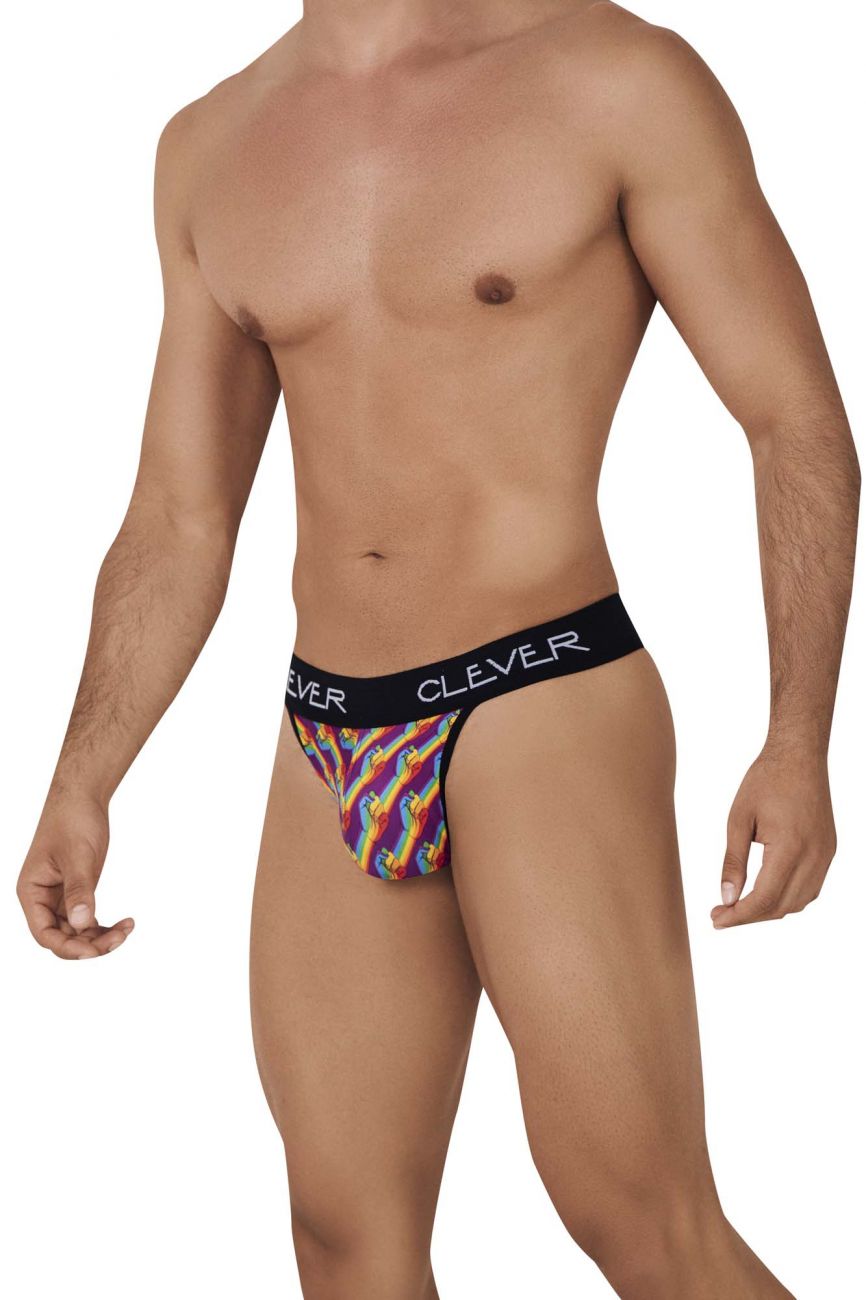 Clever 0560-1 Pride Thongs Color Grape - DealByEthan.gay loves Clever