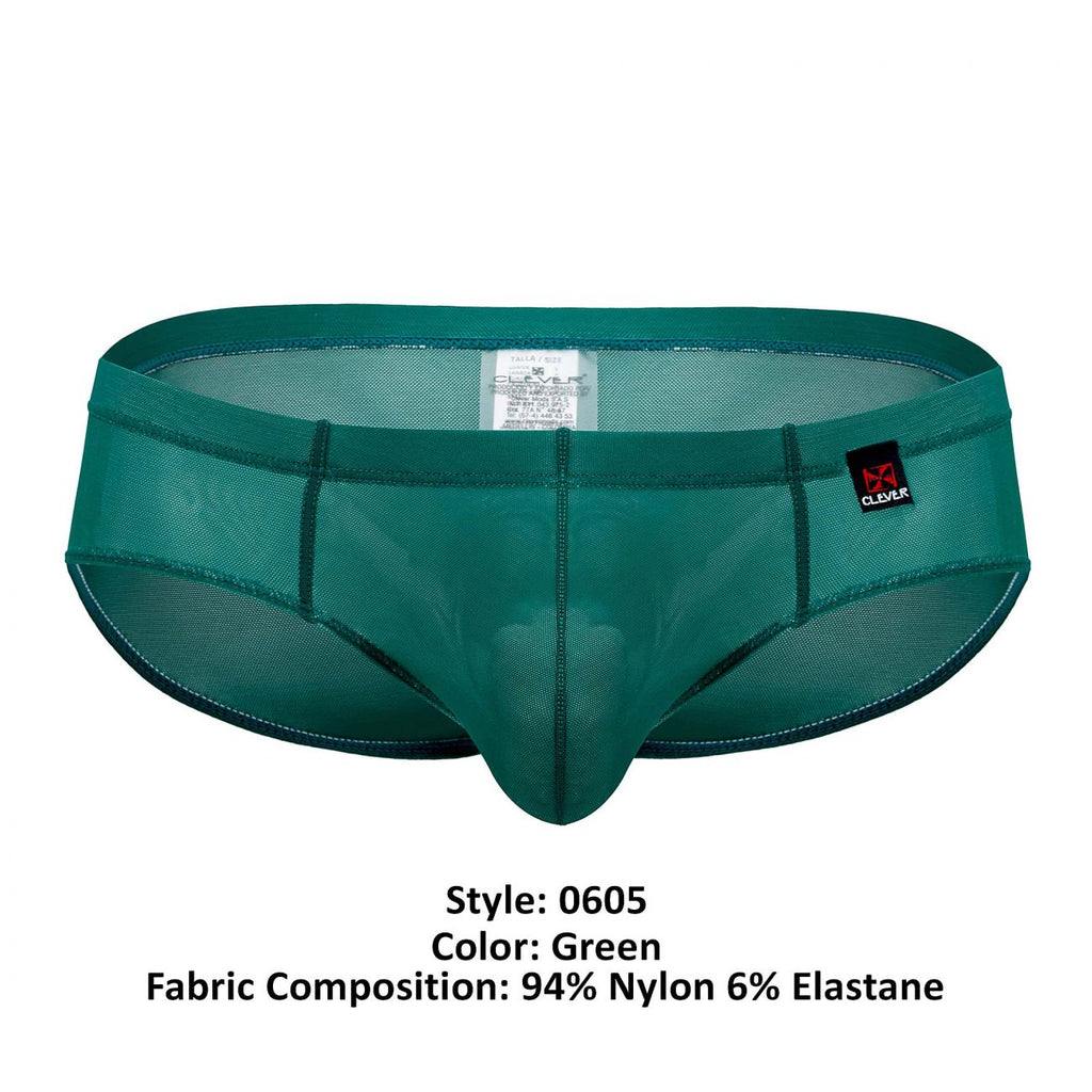 Clever 0605-1 Explore Briefs Color Green - DealByEthan.gay loves Clever