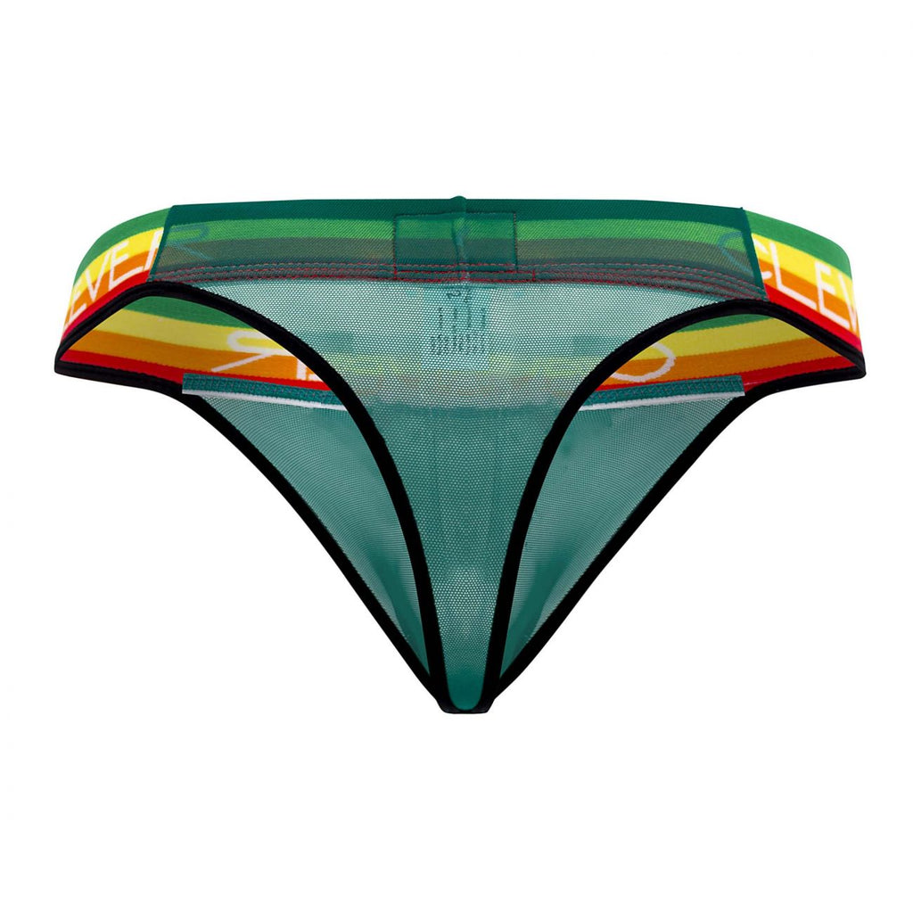 Clever 0606-1 Explore Thongs Color Green - DealByEthan.gay loves Clever