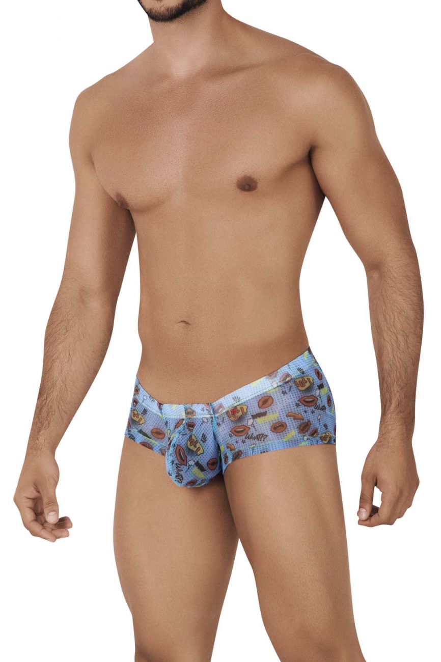 Clever 0607-1 Motivation Trunks Color Blue - DealByEthan.gay loves Clever