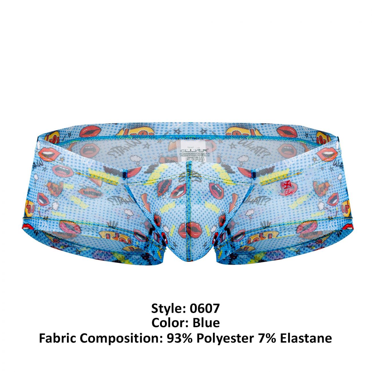 Clever 0607-1 Motivation Trunks Color Blue - DealByEthan.gay loves Clever