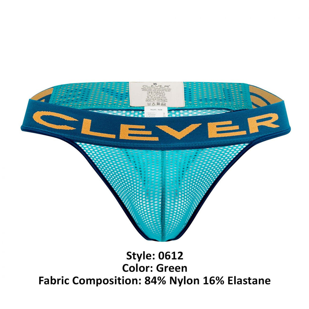 Clever 0612-1 Domain Thongs Color Green - DealByEthan.gay loves Clever