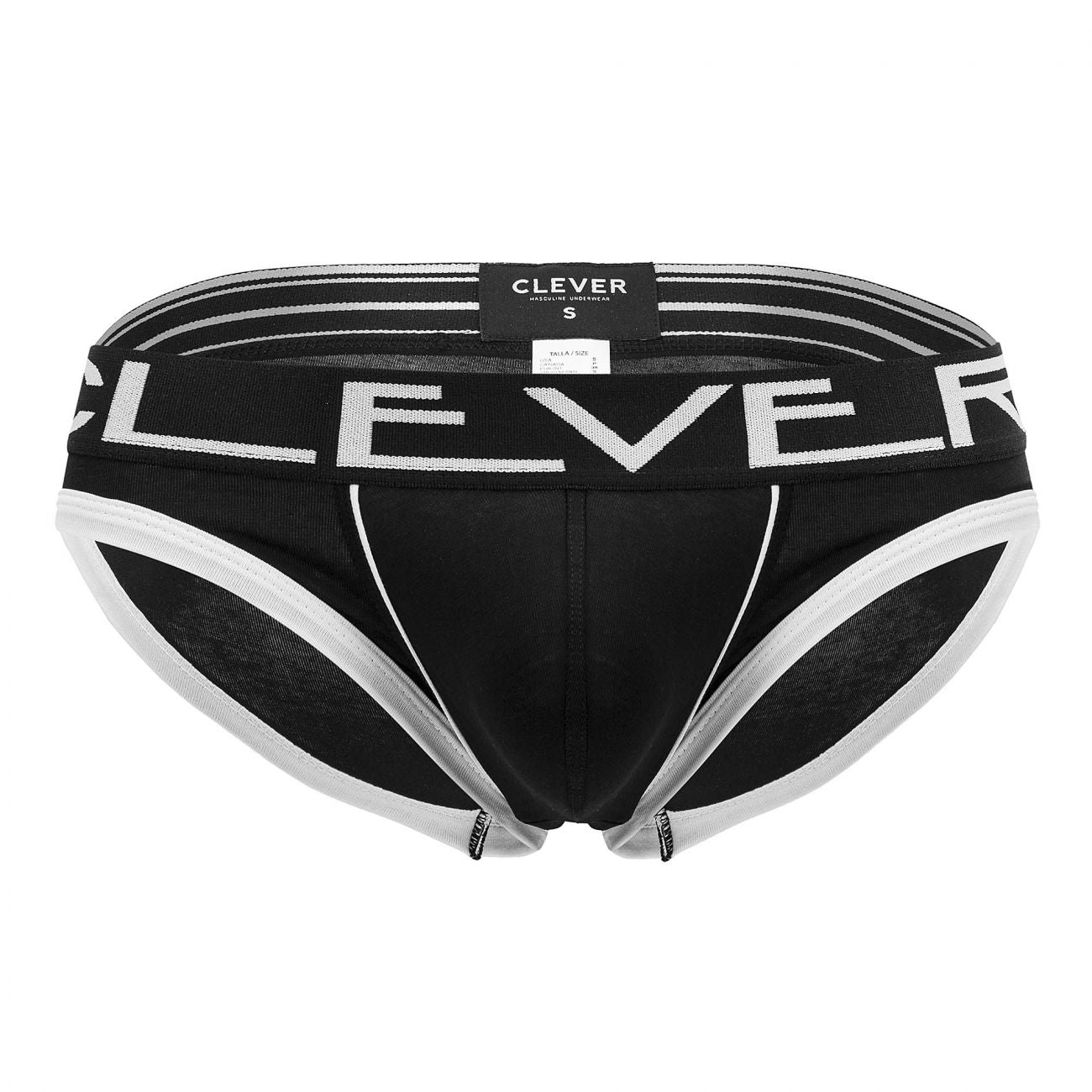 Clever 0624-1 Unchainded Briefs Color Black - DealByEthan.gay loves Clever