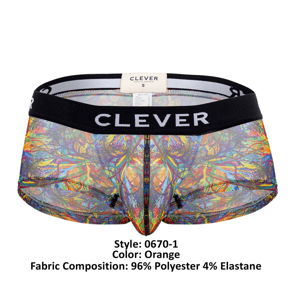 Clever 0670-1 Bonite Trunks Color Orange - DealByEthan.gay loves Clever
