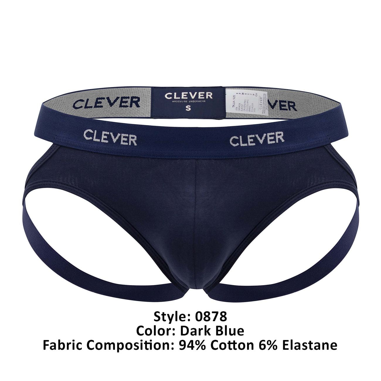 Clever 0878 Oporto Jockstrap Color Dark Blue - DealByEthan.gay loves Clever