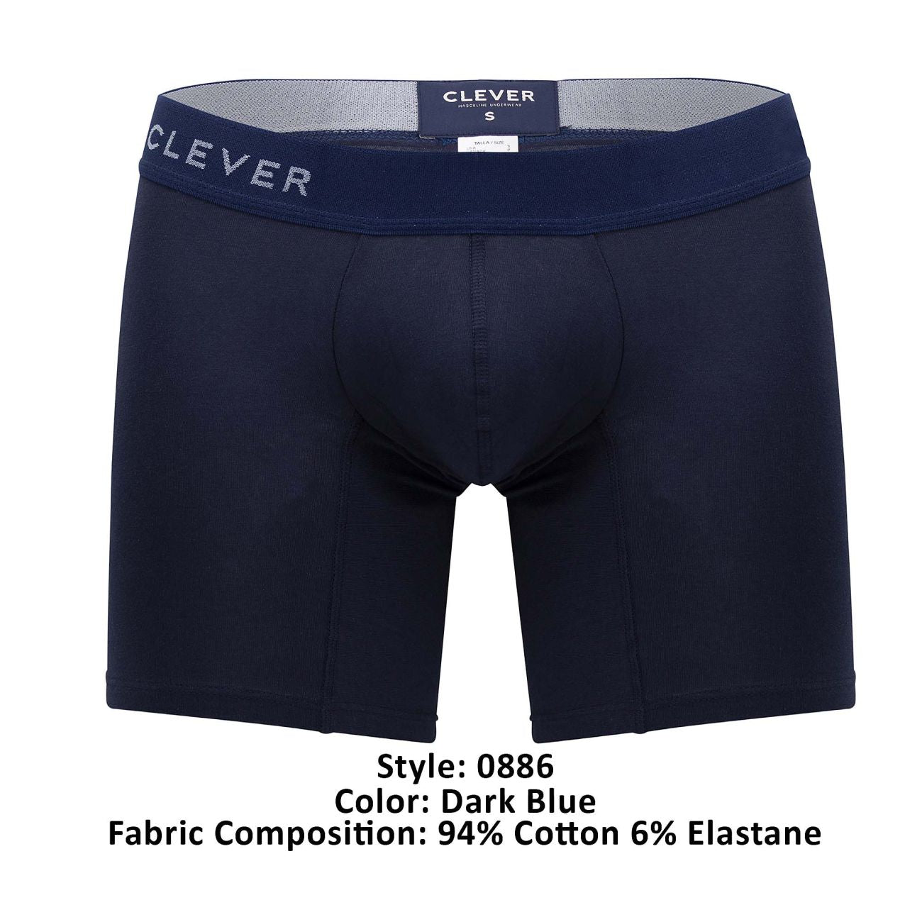 Clever 0886 Caribbean Boxer Briefs Color Dark Blue - DealByEthan.gay loves Clever