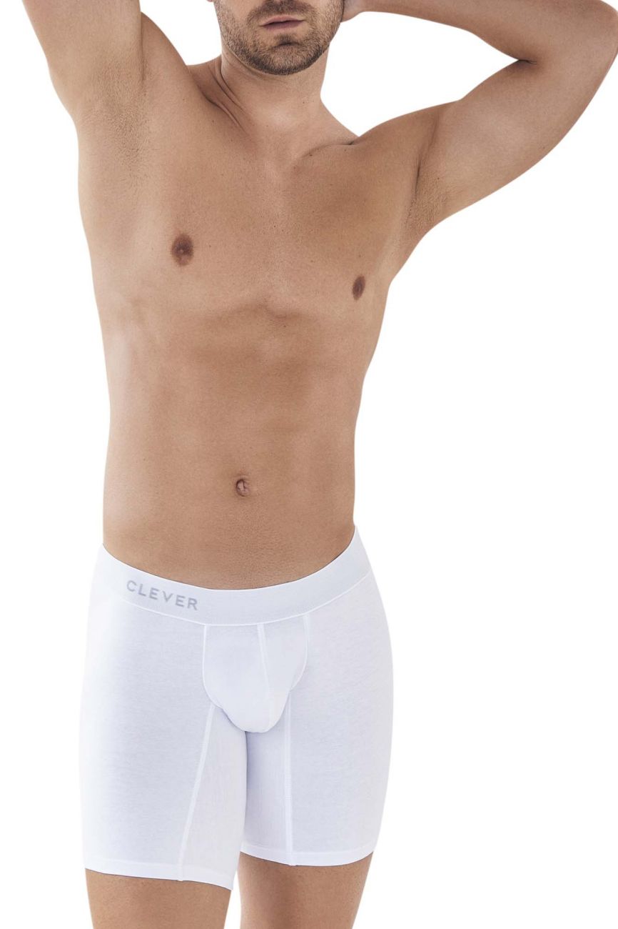 Clever 0886 Caribbean Boxer Briefs Color White - DealByEthan.gay loves Clever