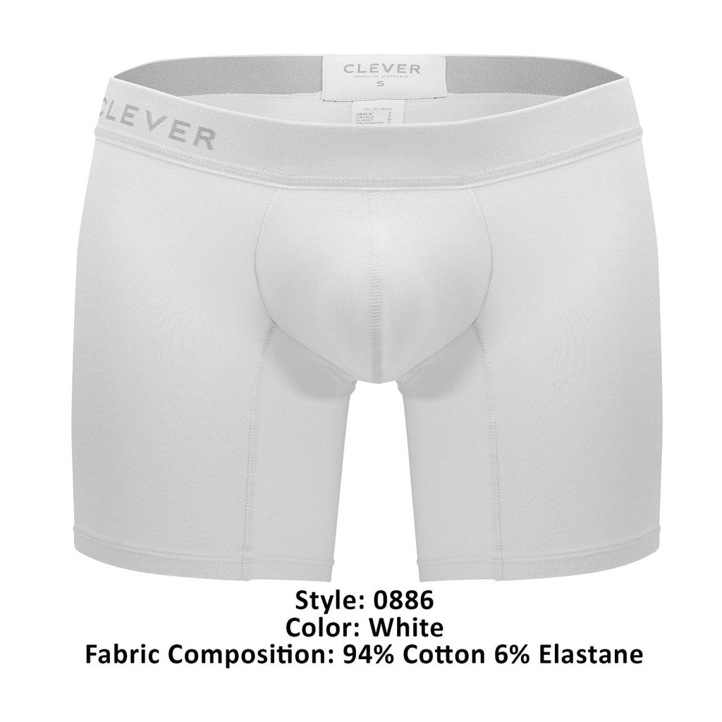 Clever 0886 Caribbean Boxer Briefs Color White - DealByEthan.gay loves Clever