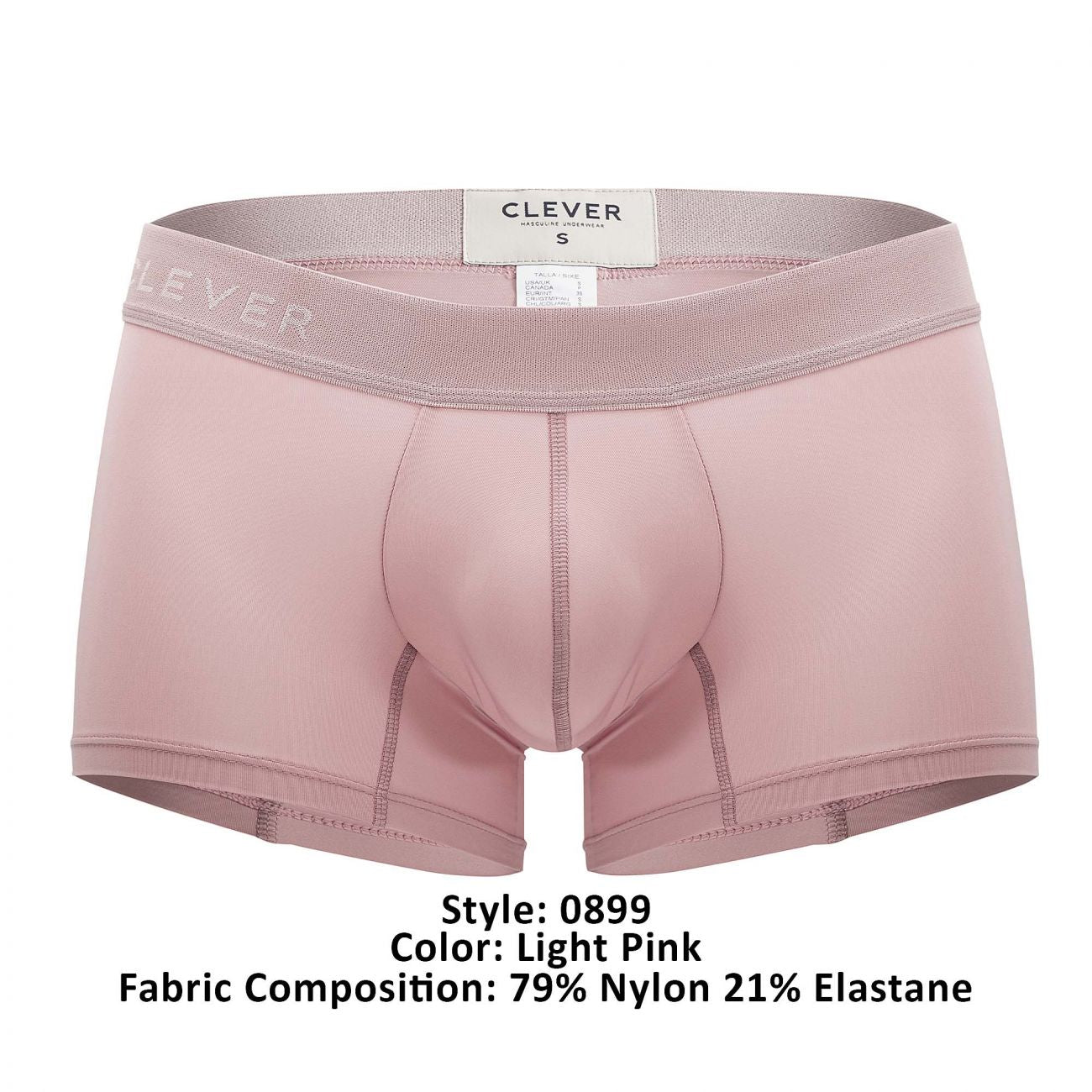 Clever 0899 Lighting Trunks Color Light Pink - DealByEthan.gay loves Clever