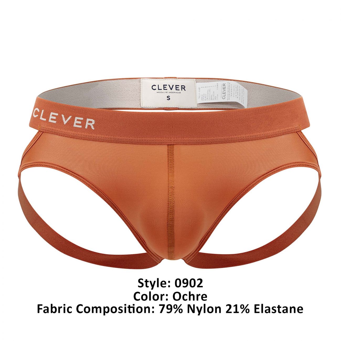 Clever 0902 Lighting Jockstrap Color Ochre - DealByEthan.gay loves Clever