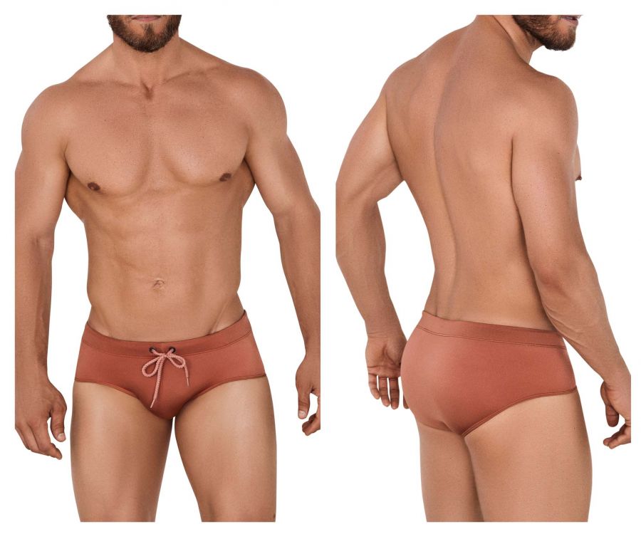 Clever 0911 Oasis Swim Briefs Color Ochre - DealByEthan.gay loves Clever
