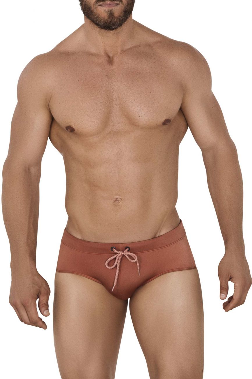 Clever 0911 Oasis Swim Briefs Color Ochre - DealByEthan.gay loves Clever