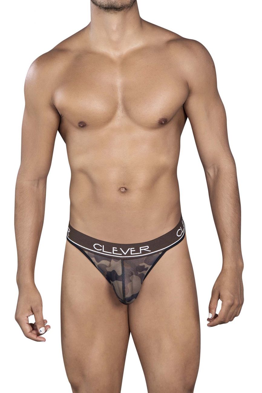 Clever 0919 Nation Star Thongs Color Brown - DealByEthan.gay loves Clever