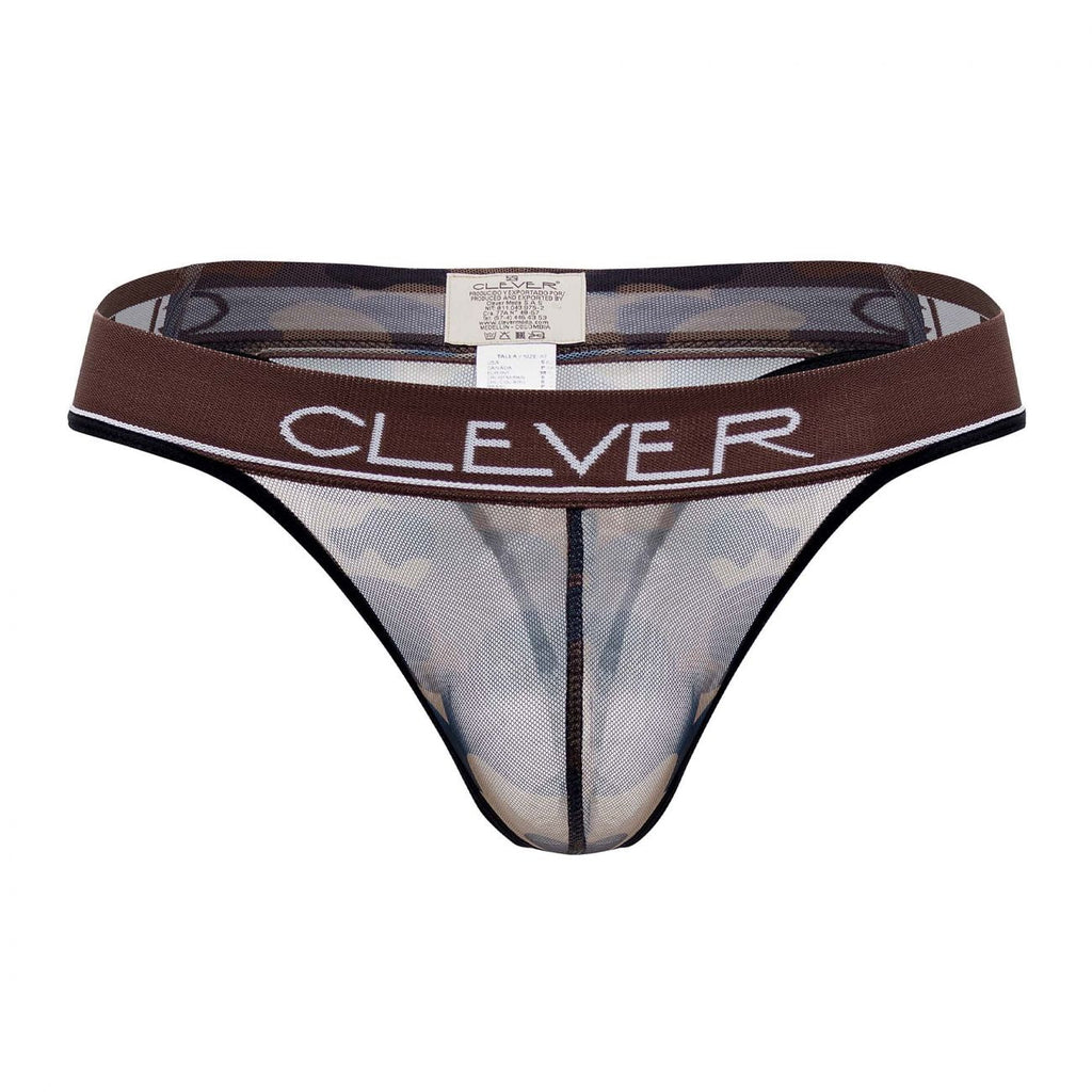 Clever 0919 Nation Star Thongs Color Brown - DealByEthan.gay loves Clever